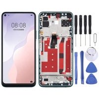 厂家直销 Nova 7 SE 屏幕替换件 TFT LCD 显示屏触摸数字转换器组件，带绿色边框，用于手机维修