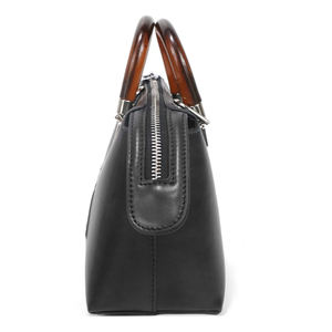 Bolso de Mano de Cuero PU Negro para Mujer, Diseño Moderno 2025, con Logotipo Personalizado, para Oficina, Negocios y Trabajo - Product Image 5