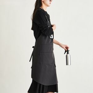 Delantal Extendido Estilo Japonés Resistente al Agua con Bolsillos Delanteros, Logotipo Personalizado Impreso, Material de Poliéster para Cocina y Cafeterías - Product Image 5