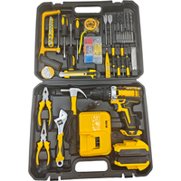 Ensemble perceuse-visseuse sans fil mini électrique 21V Li-ion 1.5Ah, vitesse variable, qualité industrielle, personnalisable OEM, mandrin 3/8