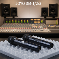 Microphone dynamique sans fil professionnel JOYO, un émetteur, deux récepteurs, performances de diffusion en direct en extérieur, son HIFI