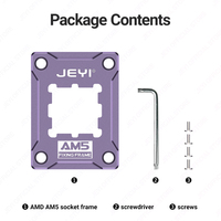 JEYI pegangan perbaikan CPU aluminium antibengkok, pabrik untuk AMD 7950X/7900X/7700X stok bersertifikat garansi 1 tahun