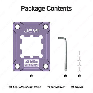 مصنع JEYI حامل تثبيت وحدة معالجة مركزية من الألومنيوم مضاد للثني لـ AMD 7950X/7900X/7700X ضد التزييف ضمان لمدة سنة معتمد - Product Image 5