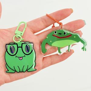 سلسلة المفاتيح المطبوعة المخصصة الخاصة بها طباعة الايبوكسي واضحة الاكريليك سحر أنيمي المفاتيح بالجملة - Product Image 3