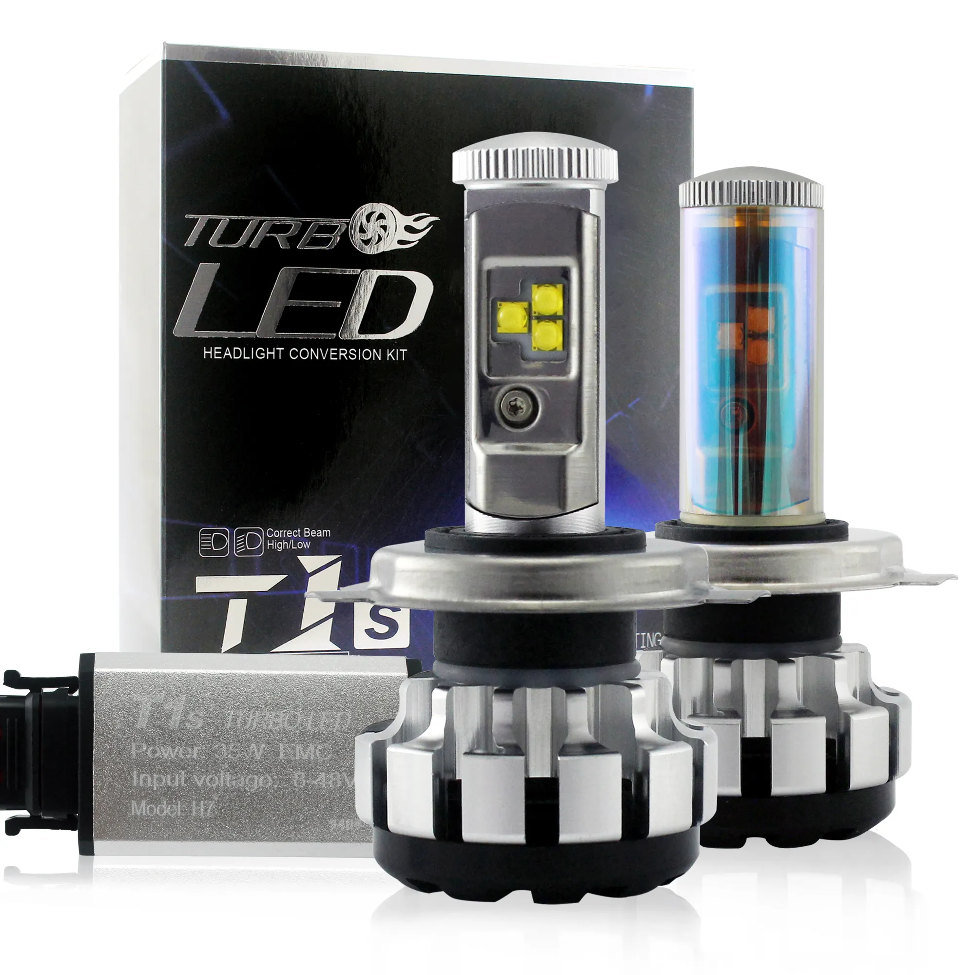 LED kit d'éclairage 80w lumineux Led Lampe Ampoule Kit Puce Importée 9005 9006 h11 H4 H1 T1S tur bo Phare Mené automatique