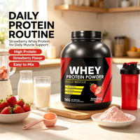 Supplément de protéines de lactosérum à haute teneur nutritionnelle pour le soutien musculaire, haute immunité, OEM