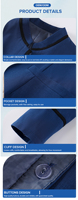Vêtements de travail unisexes à manches longues pour l'automne et l'hiver, pour le personnel de nettoyage - Hôtelier Chine, pour hommes et femmes, travail en chambre