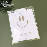 Sac transparent d'emballage en plastique biodégradable pour le sac givré de tirette d'EVA de chaussures pour le T-shirt d'habillement de vêtement