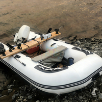 Bateau de pêche gonflable de style nouveau, bateau gonflable en PVC, bateau gonflable de loisirs en Hypalon, bateau pneumatique rapide avec plancher en aluminium