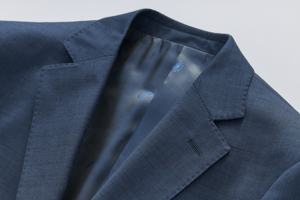 עיצוב חדש בסגנון איטלקי בתוספת חליפות עסקיות גודל לגברים ולבלזר צמר/פוליאסטר במשרד רשמי - Product Image 5