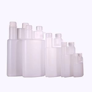 Botella Dosificadora de Laboratorio de Plástico de Doble Cuello de 100ml+5ml, Botella de Prueba de Doble Cámara de Plástico HDPE para Medición y Dosificación - Product Image 6
