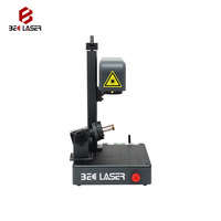 Nouvelle machine de marquage laser métallique 10W à fibre optique, respectueuse de l'environnement, prenant en charge les formats DXF/BMP/AI/DST, compatible avec les téléphones mobiles Mac