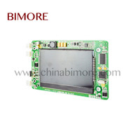Écran LCD d'ascenseur LMBS430-XO HPIB430VRB-1 NOIR avec caractères BLANC Bimore