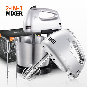 Elektrische Handmixer für die Küche, 5 Geschwindigkeiten, zum Rühren von Lebensmitteln, Mehl, Teig, Kuchen und Eiern - Product Image 1