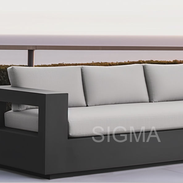 SIGMA Outdoor Sofa Set Aluminium Backyard Outdoor Patio Furniture Garden Sofa Set