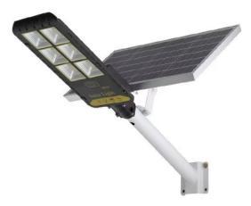 ไฟถนนโซลาร์เซลล์ LED 300W IP67 ตัวเรือนอะลูมิเนียมหล่อขึ้นรูป โมโนไซริคอน โซลาร์เซลล์ อายุการใช้งาน 20000 ชั่วโมง ติดตั้งบนผนัง ได้รับการรับรองมาตรฐาน CE/RoHS 6000K - Product Image 2