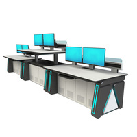 Kehua Fuwei Configuration personnalisée Construction robuste Bureaux de salle de contrôle de diffusion Postes de travail du centre de commande