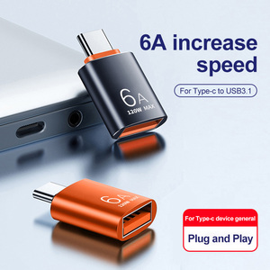120W Super Fast Charging Adapter 6A <strong>USB</strong> Type C OTG Converter <strong>Adaptor</strong> for Mobile Phones Iphones Laptop <strong>Keyboard</strong> Data Transfer - Product Image 2