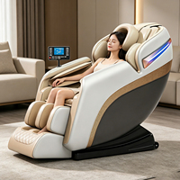 Silla de Masaje VCT de Cuero PU Eléctrica 8D con Gravedad Cero y Airbags para Todo el Cuerpo, con Programas Automáticos, Nuevo Diseño, Repuestos Gratis