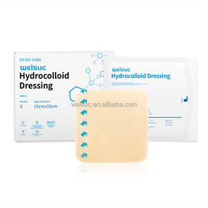 Produk perawatan luka penyembuhan lembab pembalut hidrokoloid bedah transparan kualitas Premium 10x10cm - Product Image 1
