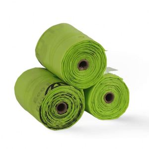 Customizable Plastic Poo Bags 100% Natural Biodegradable Pet Waste Roll Easy Tear-Off Friendly Dog Poop Bag - Product Image 2