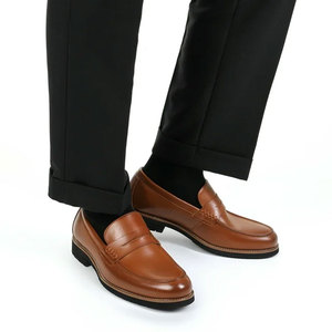 Moda Slip On Men Dress Shoes Oxfords Business Men Shoes 2024 New Classic Leather Men's Suits Zapatos de boda en estilo único - Product Image 5