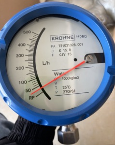 Rotámetro de Área Variable Original Krohne H250/RR/M40 para Medición de Gases Industriales - Product Image 4