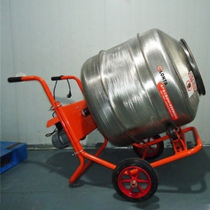 Mezcladora de Cemento y Concreto LONTA CQ350 de 350L, de Acero Inoxidable, Pequeña, Manual, Móvil, Portátil, con Motor Eléctrico, para Uso Doméstico, de Grado Alimenticio - Product Image 2