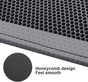 Custom Easy Cleaning Portable <b>Cat</b> Sand <b>Mat</b> for Litter Box, Non-slip Foldable Reusable EVA Pet Litter Leaking <b>Mat</b> - Product Image 5