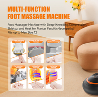 Healthpal oem Airbag système de thérapie électrique pliant outil de massage des jambes pour soins des pieds profonds avec chaleur et vibration à distance
