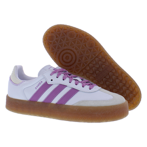 ADIDAS sambae รองเท้าผู้หญิงคลาวด์สีขาว/สีม่วง preloved-มือสองผลิตภัณฑ์เสื้อผ้า | 100% ของแท้ - Product Image 5