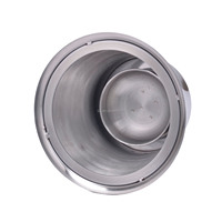 Support de cuisinière compact en acier inoxydable, durable et écologique, pour usage en restaurant, compatible gaz et induction, finition polie, passe au lave-vaisselle