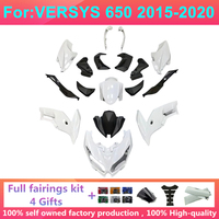 Kit de carénage complet moulé par injection pour moto, compatible avec Versys 650 Kle650 2015 2020 2016 2017 2018 2019, carénages en plastique