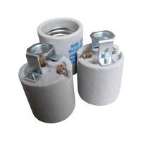 Céramique E27/E26 lampe douille vis convertisseur de base de lampe en porcelaine E26 E27 support de lampe