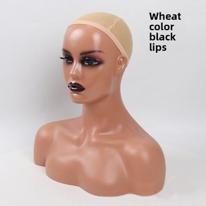 <span class=keywords><strong>Tête</strong></span> de mannequin double épaule en gros, multicolore, style européen, pour <span class=keywords><strong>maquillage</strong></span> et coiffure Kasikani Karen, idéale pour l'entraînement - Product Image 4