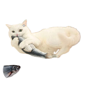 Electric Moving <strong>Floppy</strong> <strong>Fish</strong> Cat <strong>Toy</strong> Plush Tunnel <strong>Toy</strong> for Cats and <strong>Dogs</strong> - Product Image 3