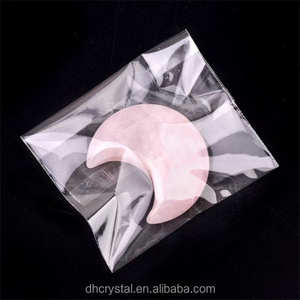 Cristallo inciso con <span class=keywords><strong>mezzaluna</strong></span> in pietra semipreziosa intagliato al quarzo naturale da 30mm per decorazione domestica o regalo - Product Image 5