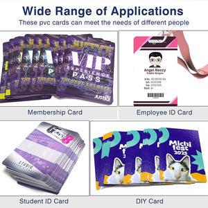 Tarjeta de Identificación de <span class=keywords><strong>PVC</strong></span> Impermeable Personalizada al por Mayor, Económica y de Alta Calidad para Uso en Hoteles, Tarjeta de Visita en Blanco para Eventos con Cordón - Product Image 6