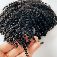 100% vierge non traitée à la main nature durable cheveux patch systèmes de remplacement pièces mono base afro style noir toupet pour hommes