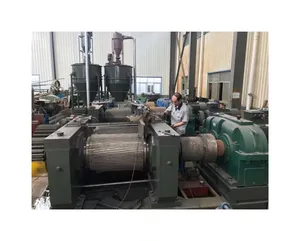 Rubber Cracker Mill for tire Recycling Machine waste tyre crusher machine