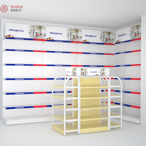 כבד פלדה חד צדדי סופרמרקט מתלה פלדה מכולת חנות מדפים מידות לגונדולה ברזל - Product Image 2