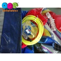 Jeu de Sport interactif personnalisé, anneau de lancer, cible de football, hache de lancer, stand de jeu de carnaval gonflable 3 en 1