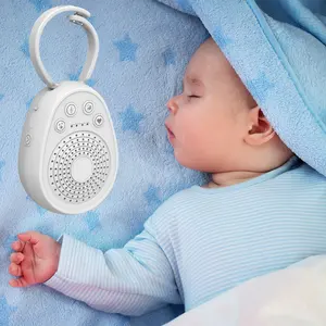 Sadece 74g taşınabilir tasarım 20 yatıştırıcı sesler bebek uyku ses makinesi beyaz gürültü terapi cihazı bebekler ve yetişkinler için
