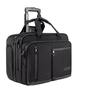 Maletín con Ruedas Plegable, Ligero y Duradero, de Poliéster, para Portátil, Equipaje de Piloto - Product Image 1