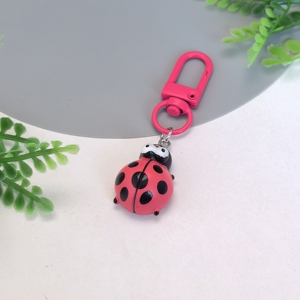 Portachiavi in resina per <span class=keywords><strong>scarabeo</strong></span> fortunato, portachiavi in resina a sei stelle, divertente borsa con ciondolo regalo per coppia migliore amico - Product Image 3