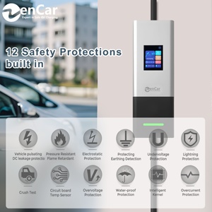 Chargeur de <span class=keywords><strong>voiture</strong></span> portable EV monophasé 16A 32A AC 240V avec ampèremètre réglable, câble GB et chipset haute performance pour la <span class=keywords><strong>recharge</strong></span> de voitures électriques - Product Image 5