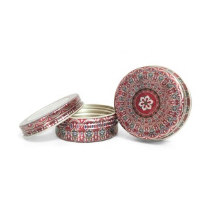 1g 2g 3g 5g 10g Small Round Clear Window Red Metal Food Grade Saffron Tin Box for Candy & Chocolate Packaging - Product Image 4