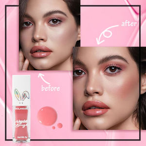 Fard à joues liquide professionnel, teinte crémeuse pour les joues, éclat rosé, longue tenue, imperméable, mélange sans traces, maquillage pour tous les tons de peau - Product Image 5