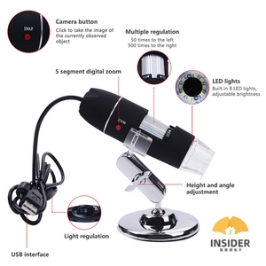 1600X <span class=keywords><strong>Digital</strong></span> USB Microscopio Cámara USB Microscopio electrónico Lupa con 8 luces LED - Product Image 4