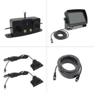 Precise <strong>5</strong> in 1 Parking System AHD HD 7 Inch Monitor Radar Detection Waterproof Clear Lens <strong>Reverse</strong> <strong>Camera</strong> for Left Right Side - Product Image 4